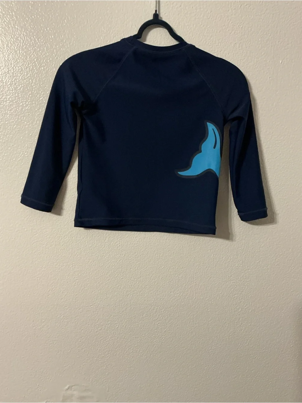 OshKosh B'gosh Navy Shark 'Beach Ready' Rashguard with Orange Sunglasses